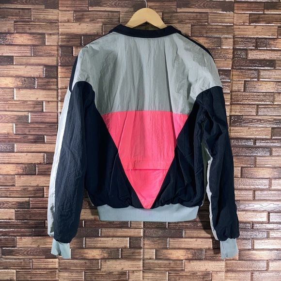 Vintage 90’s Womens BellWether Cycling Jacket gray pink black size Medium - Picture 2 of 14